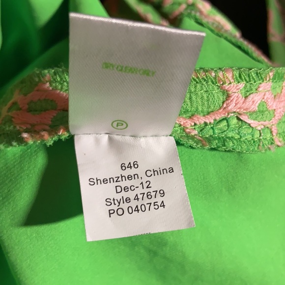 Lilly Pulitzer Floral Midi Lace Pattern Dress - Picture 9 of 10